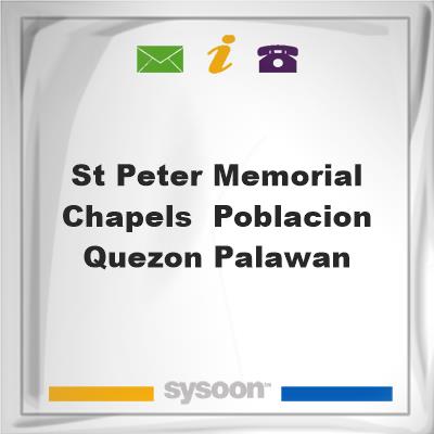 St. Peter Memorial Chapels -Poblacion, Quezon, PalawanSt. Peter Memorial Chapels -Poblacion, Quezon, Palawan on Sysoon