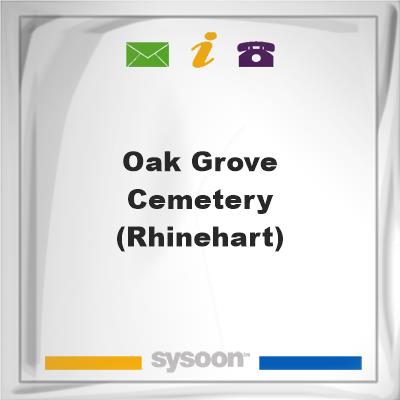 Oak Grove Cemetery (Rhinehart), Oak Grove Cemetery (Rhinehart)
