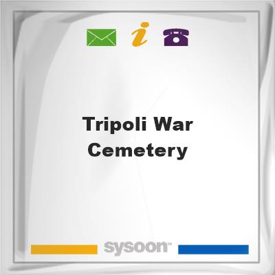 Tripoli War Cemetery, Tripoli War Cemetery