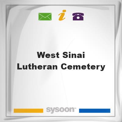 West Sinai Lutheran Cemetery, West Sinai Lutheran Cemetery