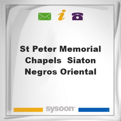 St. Peter Memorial Chapels- Siaton, Negros OrientalSt. Peter Memorial Chapels- Siaton, Negros Oriental on Sysoon