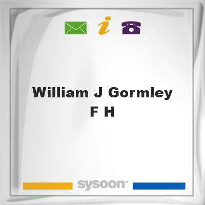 William J Gormley F HWilliam J Gormley F H on Sysoon