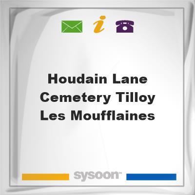 Houdain Lane Cemetery, Tilloy-les-Moufflaines, Houdain Lane Cemetery, Tilloy-les-Moufflaines