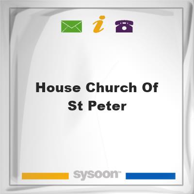 House Church Of St. Peter, House Church Of St. Peter