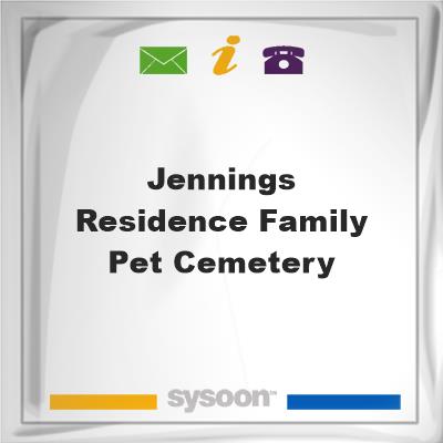 Jennings Residence Family Pet Cemetery, Jennings Residence Family Pet Cemetery