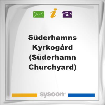 Süderhamns kyrkogård (Süderhamn Churchyard), Süderhamns kyrkogård (Süderhamn Churchyard)