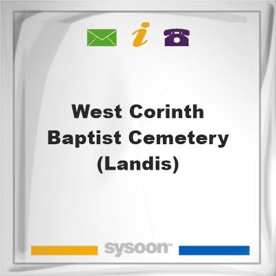 West Corinth Baptist Cemetery (Landis), West Corinth Baptist Cemetery (Landis)