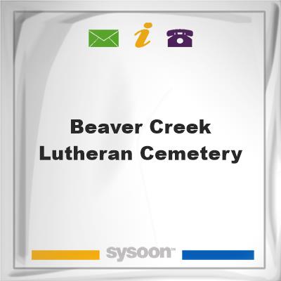 Beaver Creek Lutheran CemeteryBeaver Creek Lutheran Cemetery on Sysoon