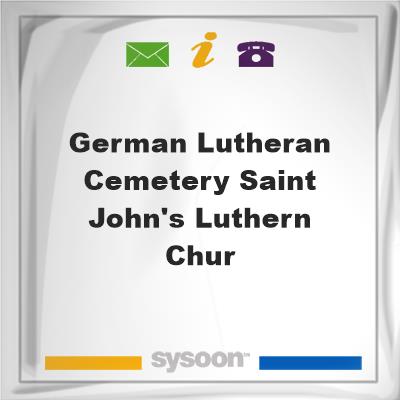 German Lutheran Cemetery Saint John's Luthern Chur, German Lutheran Cemetery Saint John's Luthern Chur