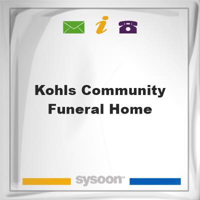 Kohls Community Funeral Home, Kohls Community Funeral Home