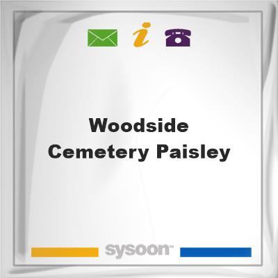 Woodside Cemetery, Paisley, Woodside Cemetery, Paisley