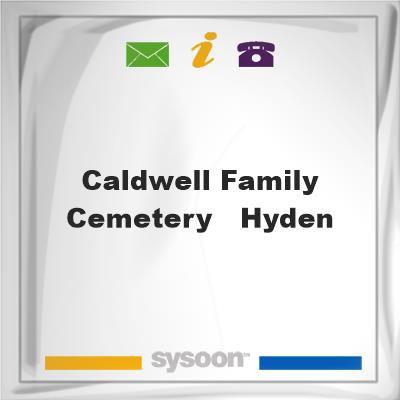 Caldwell Family Cemetery - HydenCaldwell Family Cemetery - Hyden on Sysoon
