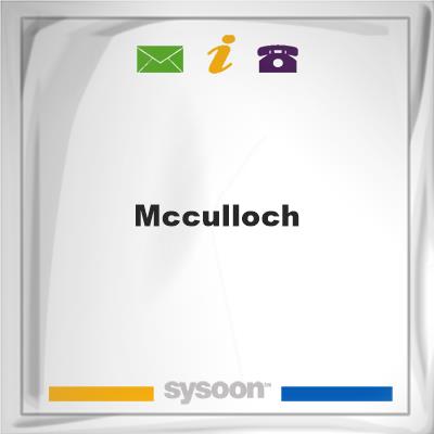 McCullochMcCulloch on Sysoon