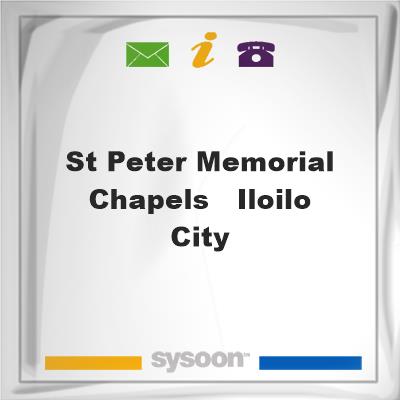 St. Peter Memorial Chapels - Iloilo CitySt. Peter Memorial Chapels - Iloilo City on Sysoon