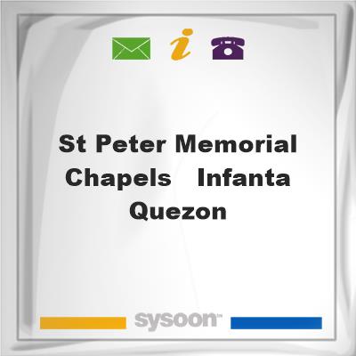 St. Peter Memorial Chapels - Infanta, Quezon, St. Peter Memorial Chapels - Infanta, Quezon
