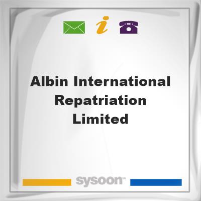 Albin International Repatriation LimitedAlbin International Repatriation Limited on Sysoon