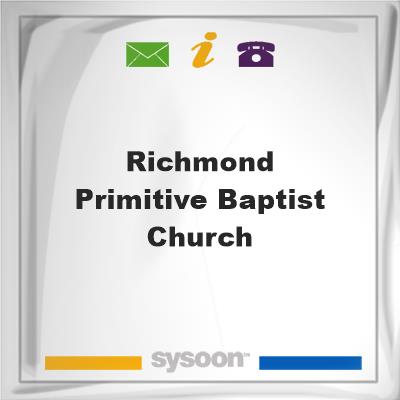 Richmond Primitive Baptist ChurchRichmond Primitive Baptist Church on Sysoon