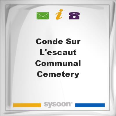 Conde-sur-L'Escaut Communal CemeteryConde-sur-L'Escaut Communal Cemetery on Sysoon