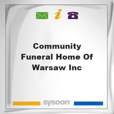Community Funeral Home of Warsaw Inc, Community Funeral Home of Warsaw Inc