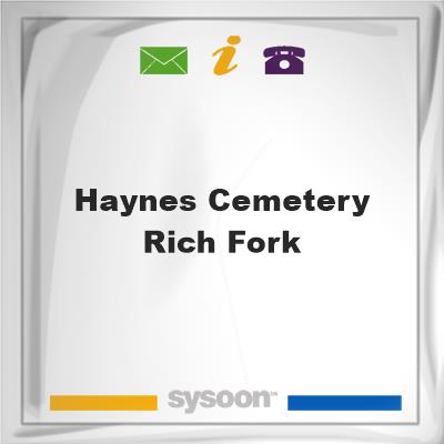 Haynes Cemetery, Rich Fork, Haynes Cemetery, Rich Fork