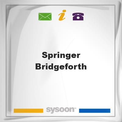 Springer-Bridgeforth, Springer-Bridgeforth