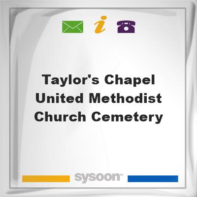 Taylor's Chapel United Methodist Church Cemetery, Taylor's Chapel United Methodist Church Cemetery