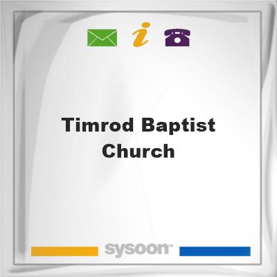 Timrod Baptist ChurchTimrod Baptist Church on Sysoon
