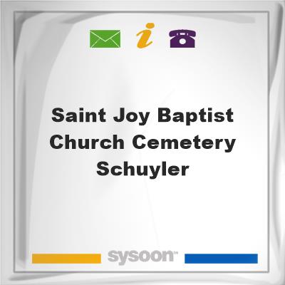 Saint Joy Baptist Church Cemetery, Schuyler, Saint Joy Baptist Church Cemetery, Schuyler
