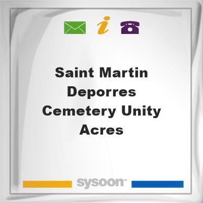 Saint Martin dePorres Cemetery, Unity Acres,, Saint Martin dePorres Cemetery, Unity Acres,