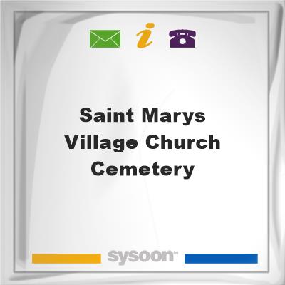 Saint Marys Village Church Cemetery, Saint Marys Village Church Cemetery