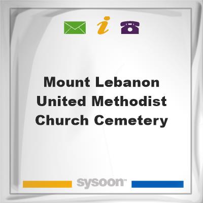 Mount Lebanon United Methodist Church CemeteryMount Lebanon United Methodist Church Cemetery on Sysoon