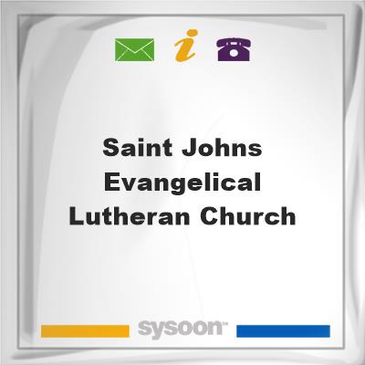 Saint Johns Evangelical Lutheran ChurchSaint Johns Evangelical Lutheran Church on Sysoon