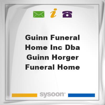 Guinn Funeral Home Inc Dba Guinn-Horger Funeral HomeGuinn Funeral Home Inc Dba Guinn-Horger Funeral Home on Sysoon