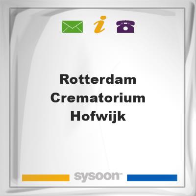 Rotterdam, Crematorium HofwijkRotterdam, Crematorium Hofwijk on Sysoon