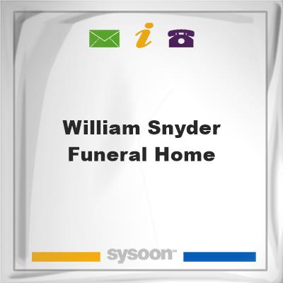 William Snyder Funeral HomeWilliam Snyder Funeral Home on Sysoon