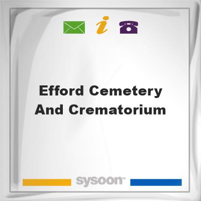 Efford Cemetery and Crematorium, Efford Cemetery and Crematorium