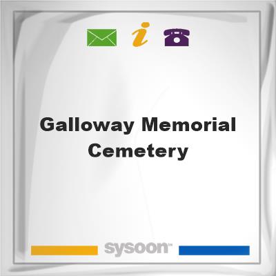 Galloway Memorial Cemetery, Galloway Memorial Cemetery
