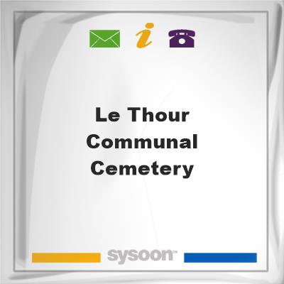 Le Thour Communal Cemetery, Le Thour Communal Cemetery