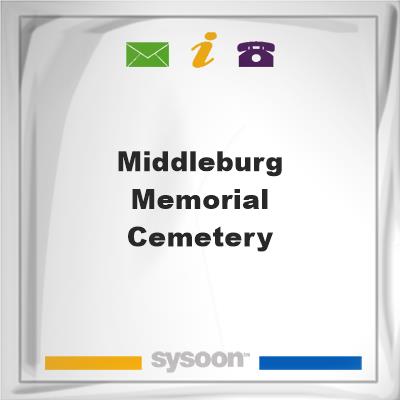 Middleburg Memorial Cemetery, Middleburg Memorial Cemetery