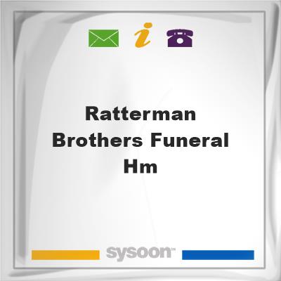 Ratterman Brothers Funeral Hm, Ratterman Brothers Funeral Hm