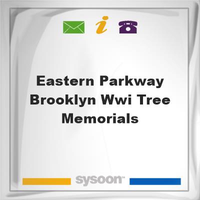 Eastern Parkway Brooklyn WWI Tree Memorials, Eastern Parkway Brooklyn WWI Tree Memorials