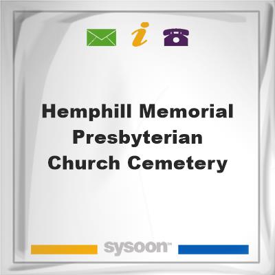 Hemphill Memorial Presbyterian Church CemeteryHemphill Memorial Presbyterian Church Cemetery on Sysoon