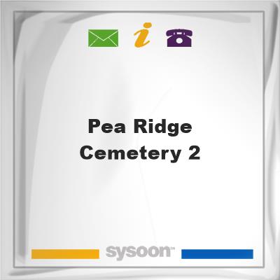 Pea Ridge Cemetery #2Pea Ridge Cemetery #2 on Sysoon