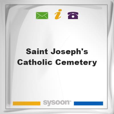 Saint Joseph's Catholic CemeterySaint Joseph's Catholic Cemetery on Sysoon