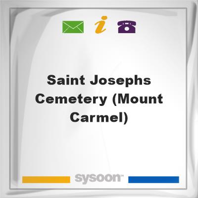 Saint Josephs Cemetery (Mount Carmel), Saint Josephs Cemetery (Mount Carmel)