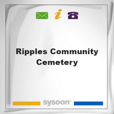 Ripples Community Cemetery, Ripples Community Cemetery