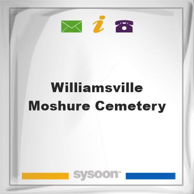 Williamsville-Moshure Cemetery, Williamsville-Moshure Cemetery