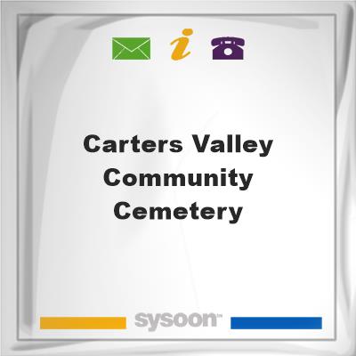 Carters Valley Community Cemetery, Carters Valley Community Cemetery