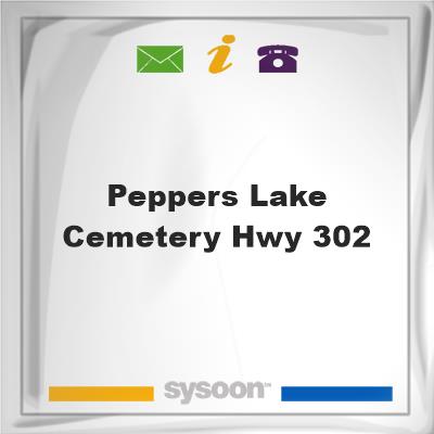 Peppers Lake Cemetery, Hwy 302Peppers Lake Cemetery, Hwy 302 on Sysoon