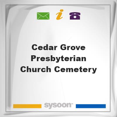 Cedar Grove Presbyterian Church Cemetery, Cedar Grove Presbyterian Church Cemetery